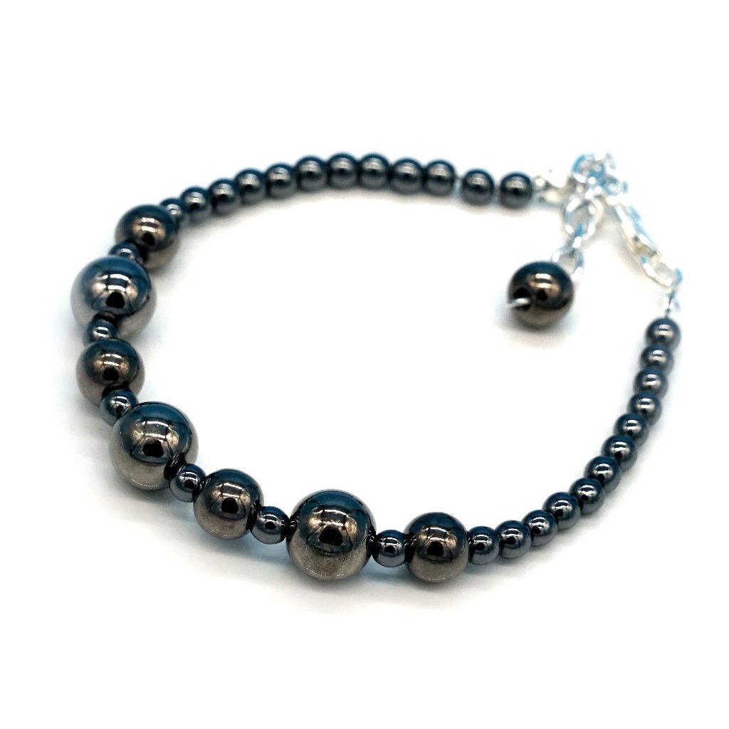 Bracelet Pearls Black Seed Beads Adjustable Lobster Clasp 17$